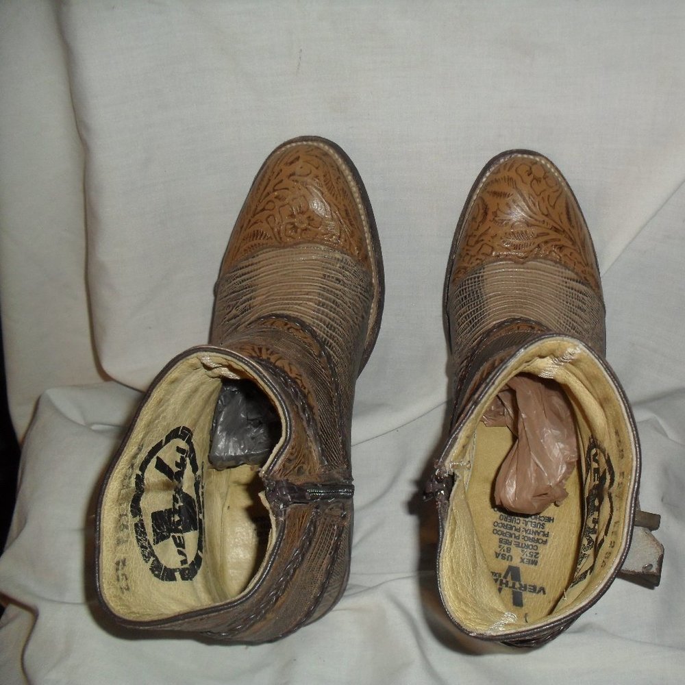 Verthali Exotic boots size 8.5 - Picture 6 of 14